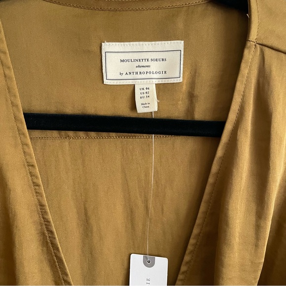 NWT Moulinette Soeurs Anthropologie Wrap Top - Picture 3 of 7